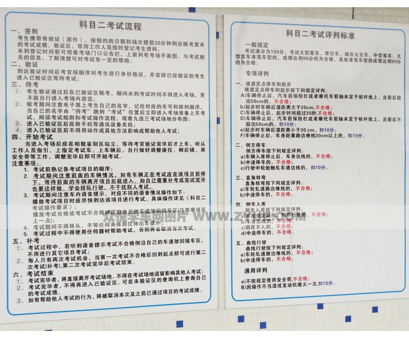 裕安駕?？颇慷荚嚵鞒膛c評(píng)判標(biāo)準(zhǔn)圖